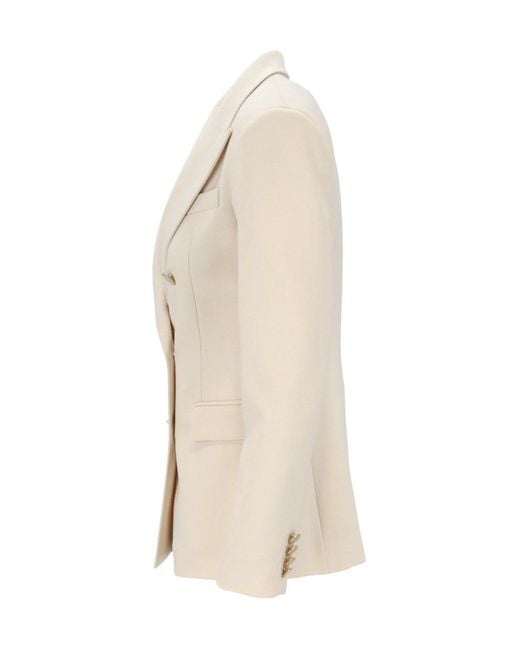 Al Duca D'aosta Natural Double-Breasted Blazer