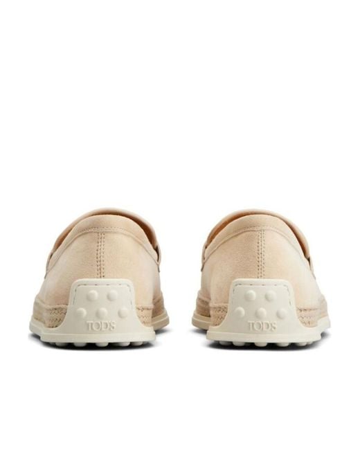 Tod's Natural Gomma Slip-On Loafers