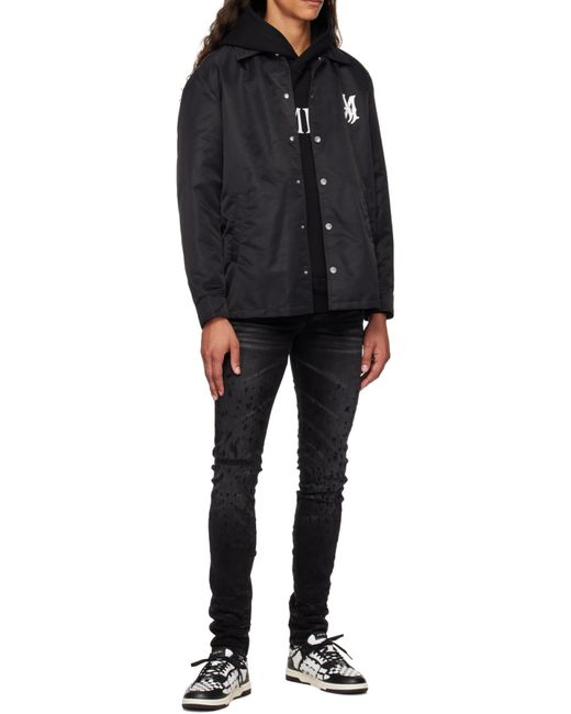 Amiri Black Low-Top Trainers for men