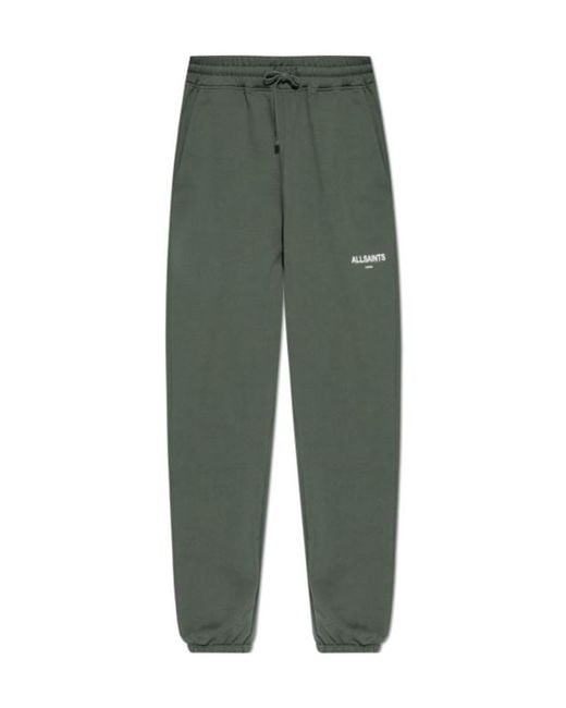 AllSaints Green Halcyon Sweatpants for men