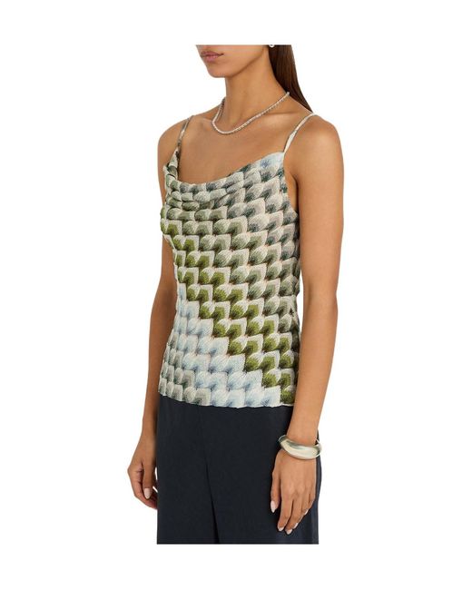 Missoni Green Patterned Lace Top