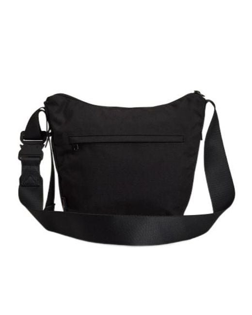 Y-3 Black Logo Printed Small Crossbody Bag for men