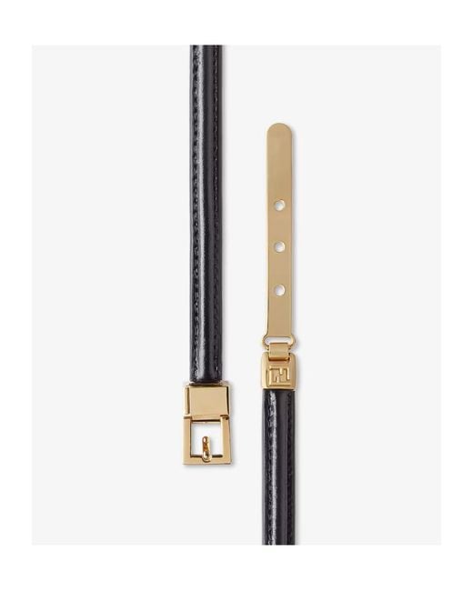 Fendi White Multi-Strap Buckle Belt