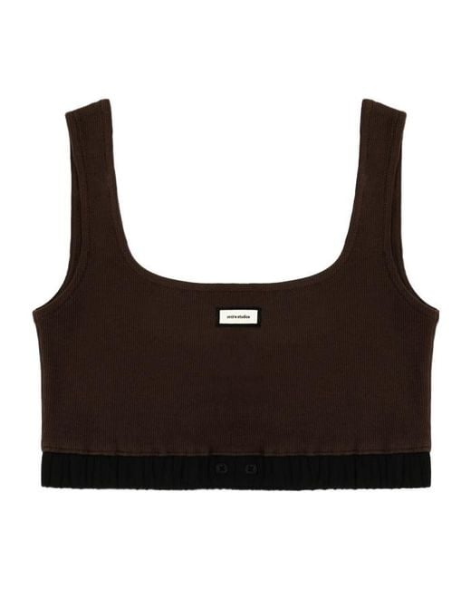 Entire studios Brown Lounge Top