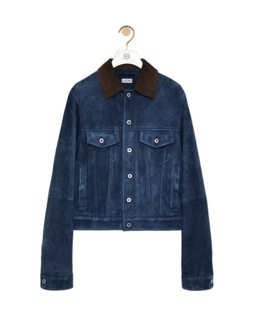 Loewe Blue Trucker Jacket for men