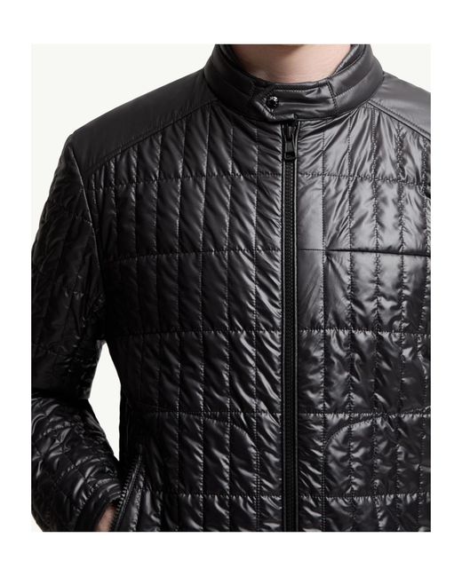 Moncler Gray Lasne Zip-Up Quilted Jacket for men