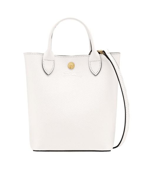 Longchamp Natural Épure Textured Leather Mini Bag