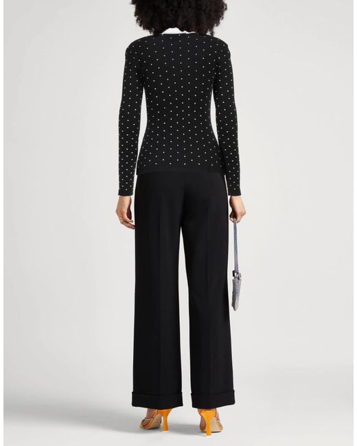 Marni Black Two-Tone Knitted Turtleneck Sweater