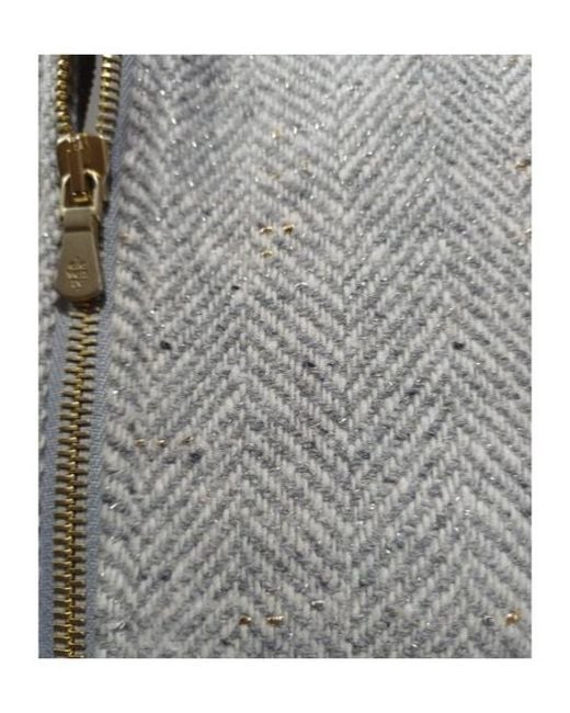 Eleventy Gray Zippered Coat