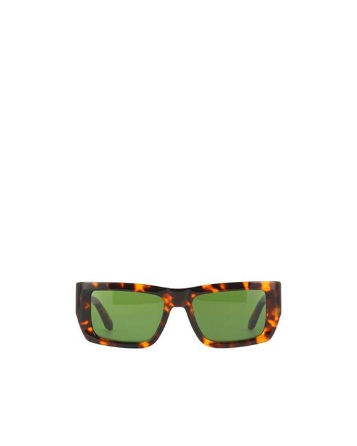 Off-White c/o Virgil Abloh Green Full Frame Sunglasses for men