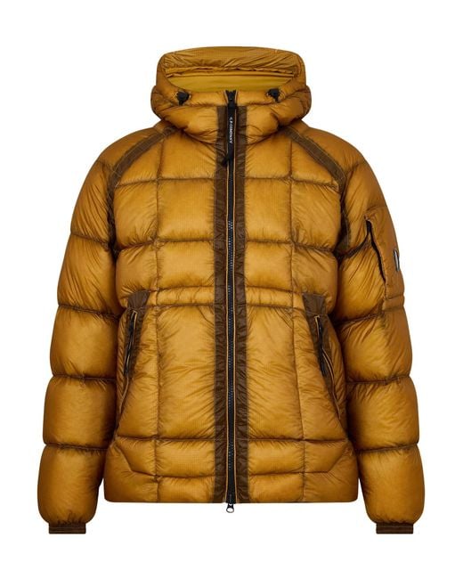 C P Company Yellow Simple Coat for men