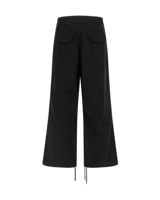 Entire studios Black Barren Straight Leg Cargo Pants for men