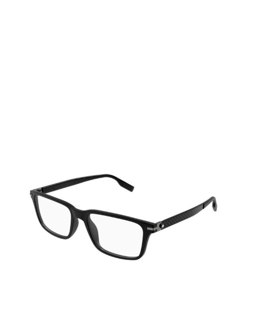 Montblanc White Eyewear Rectangular Glasses And Frames for men