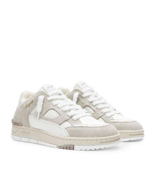 Axel Arigato White Recycled Suede Sneakers