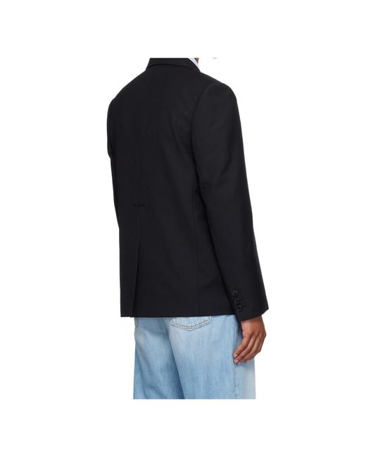we11done Blue Long-Sleeved Suit Jacket for men