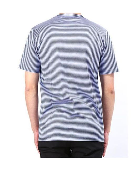 Lanvin Blue Short Sleeve T-Shirt for men