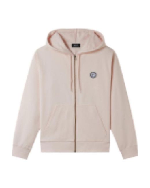 A.P.C. Natural Logo Zipper Casual Jacket for men