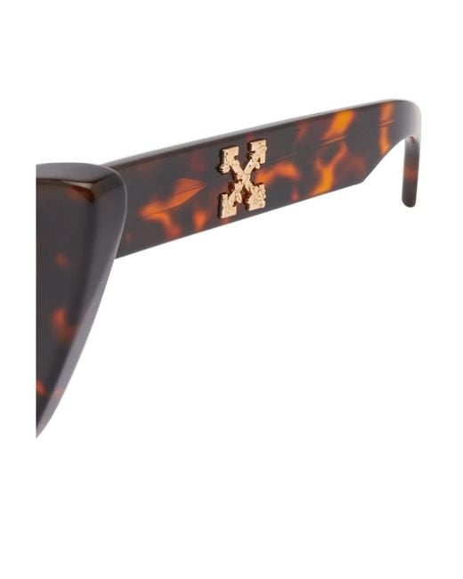 Off-White c/o Virgil Abloh Brown Edvard Cat-Eye Sunglasses for men