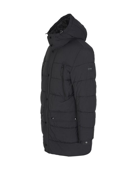 Boss Blue Padded Puffa Jacket for men
