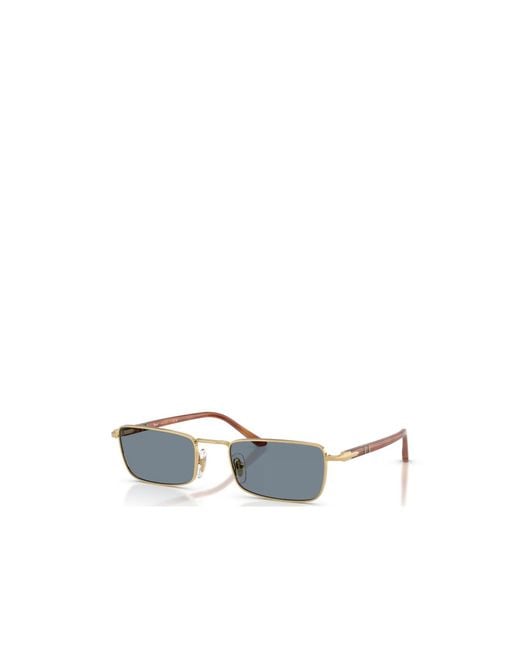 Persol White Rectangular Frame Sunglasses for men