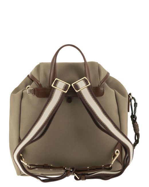 Weekend by Maxmara Brown Pocket Backpack