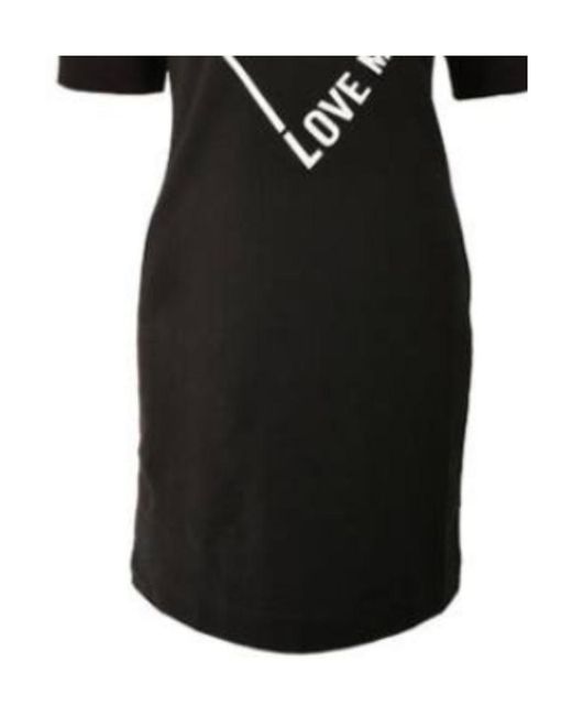 Moschino Black A Printed Dress