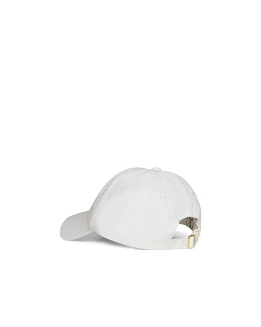 Casablanca White Laduree Embroidered Baseball Hat for men