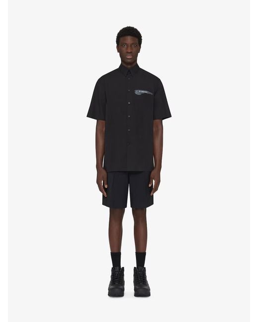 Givenchy Black Sleek 100% Cotton Shirt for men