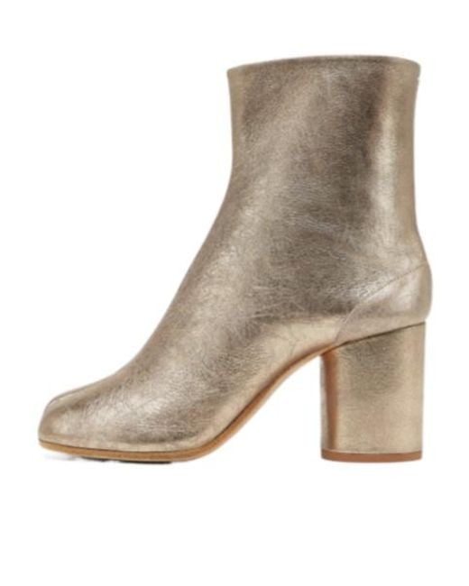 Maison Margiela Natural Tabi Ankle Boots