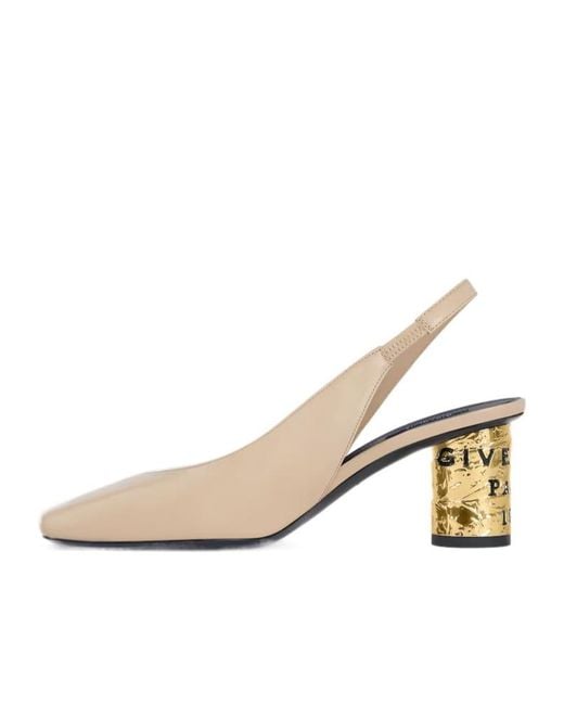 Givenchy Natural Tape Slingback Pumps