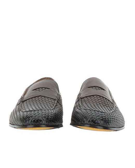 Doucal's Brown Push On Loafers for men