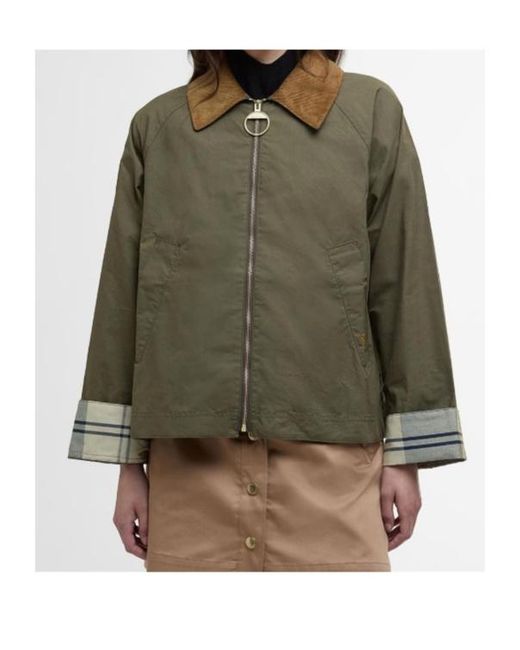 Barbour Green Catlin Showerproof Jacket