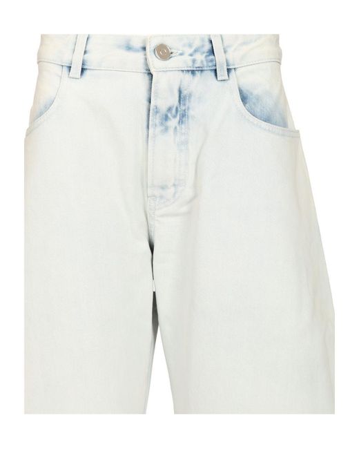 Alaïa White Alaã¯A Rounded Jeans