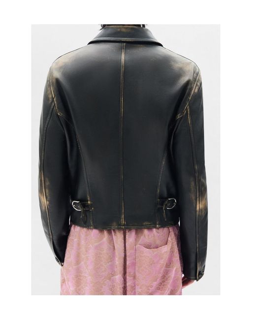 Ann Demeulemeester Black Malik Fitted Boxy Blouson for men