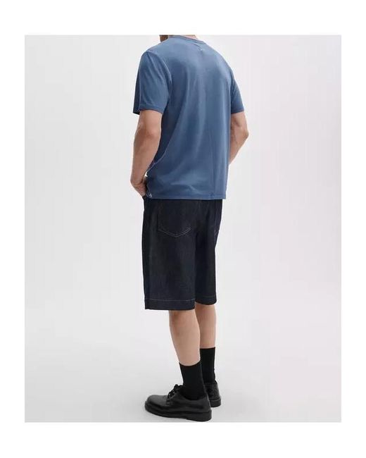 Rag & Bone Blue Classic Tech Jersey Tee for men