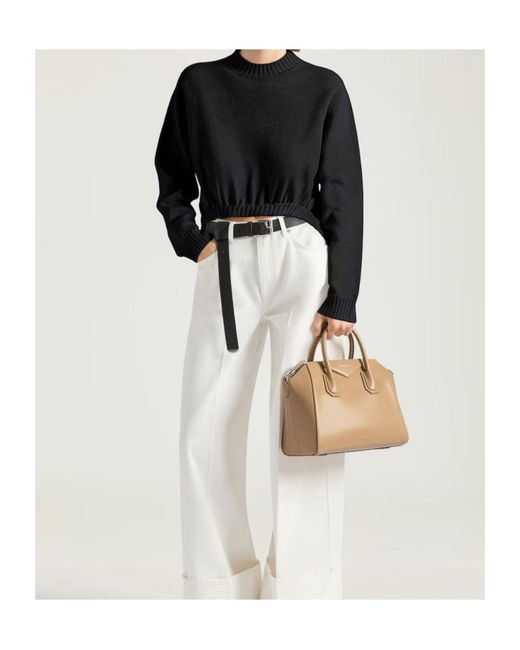 Givenchy Natural Antigona Small Leather Shoulder Bag