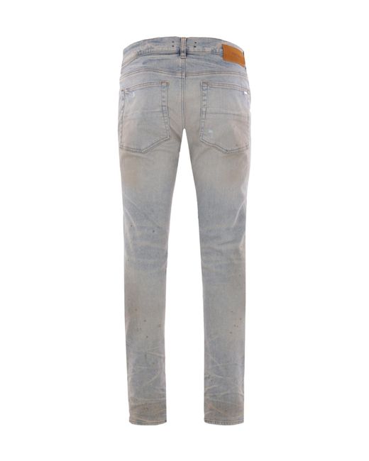 Amiri Gray Jeans With Belt Loops for men
