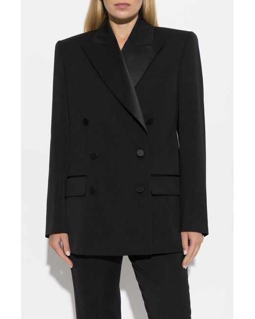 Balmain Black Long-Sleeve Blazer