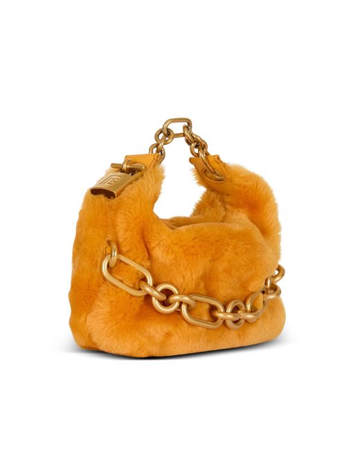 Balmain Orange Mini Sync Bag