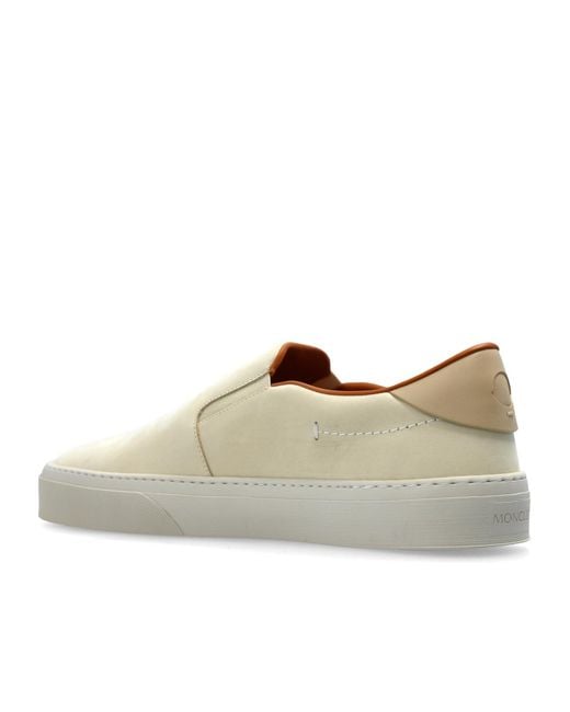 Moncler Natural Monclub Slip-On Sneakers for men