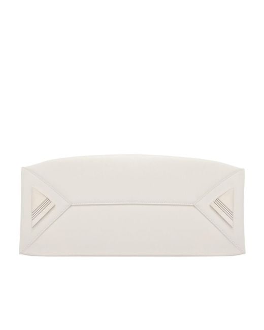 The Attico Natural Top-Handle Shoulder Bag