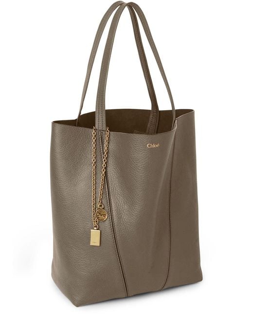 Chloé Brown Spin Shoulder Bag