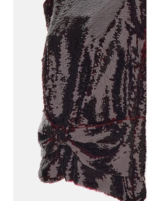 Simone Rocha Black Sequinned Sleeveless Top