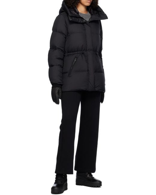Mackage Black Long-Sleeved Down Jacket