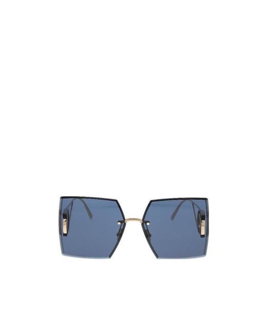 Dior Blue Eyewear 30Montaigne S7U Square Frame Sunglasses