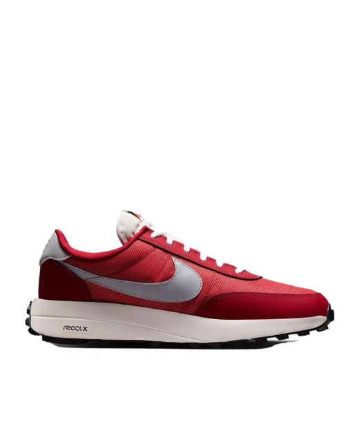 Nike Red Acg Ldv Lace-Up Sneakers for men