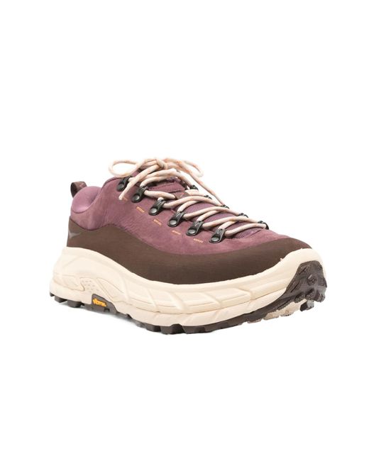 Hoka One One Pink Tor Summit Lace-Up Sneakers for men