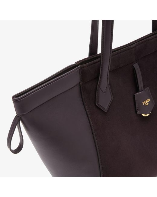 Fendi White Origami Medium Tote Bag