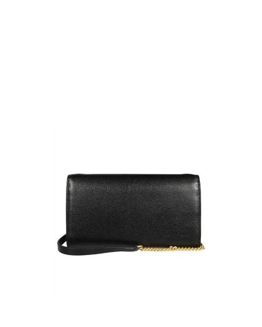 Tory Burch Black Robinson Chained Wallet