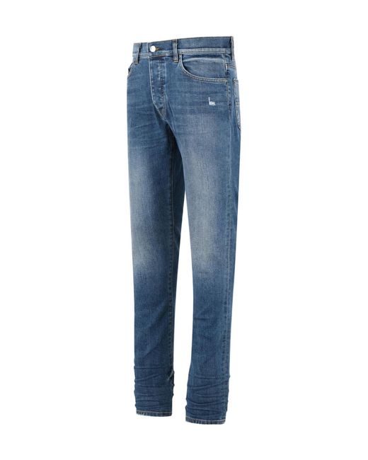 Amiri Blue Stack Skinny Jeans for men
